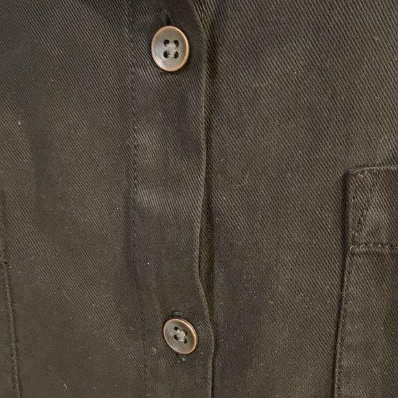 Thread + Supply black lyocell shirt dress size small EUC - Picture 6 of 8